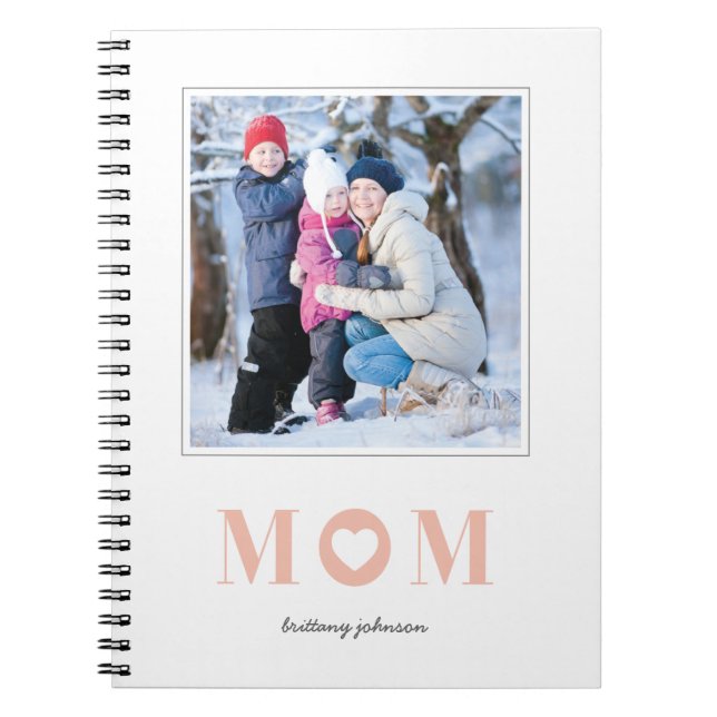 Mum Journal - Peach (Front)