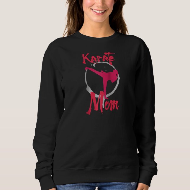 Mum Karate Raglan Sweatshirt (Front)