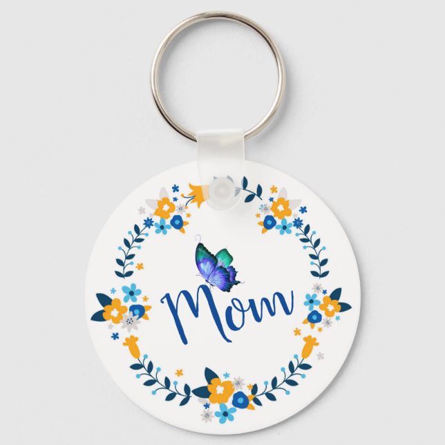 Mum Key Ring (Front)