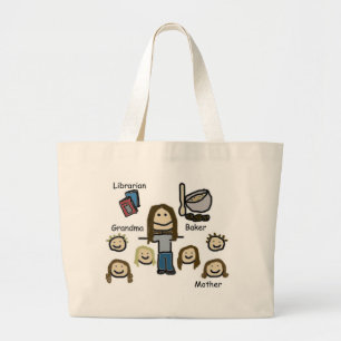 Mum Large Tote Bag