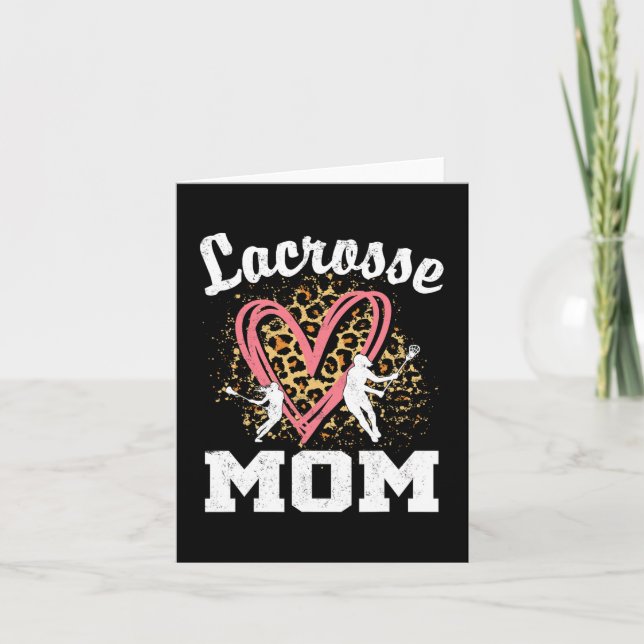Mum Leopard Heart Matching Mothers Day  Card (Front)