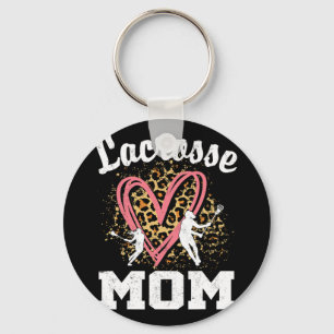 Mum Leopard Heart Matching Mothers Day  Key Ring