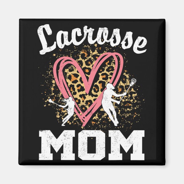 Mum Leopard Heart Matching Mothers Day  Magnet (Front)