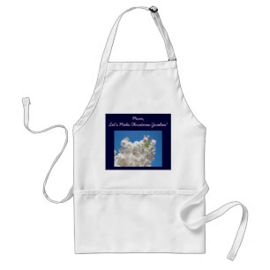 Mum Let's Make Christmas Goodies! apron gifts Blue