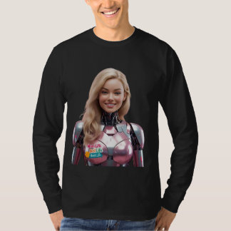 Mum Life, Best Life – Futuristic Female Robot Mum  T-Shirt