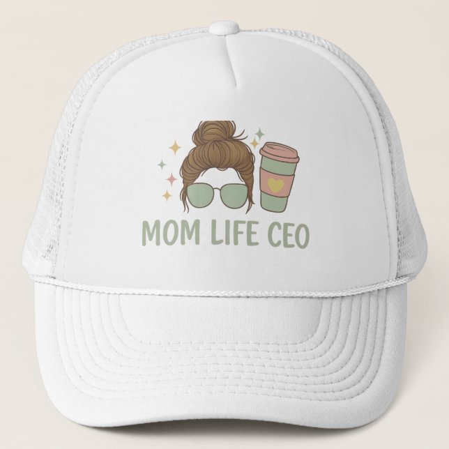Mum Life CEO Trucker Hat (Front)