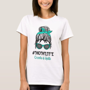 Mum Life   Crumbs and Spills T-Shirt