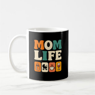Mum Life - Cute Motherhood Graphic for Busy Moms Coffee Mug