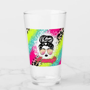 Mum Life Glass