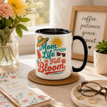 Mum Life in full bloom Cute Mama gift