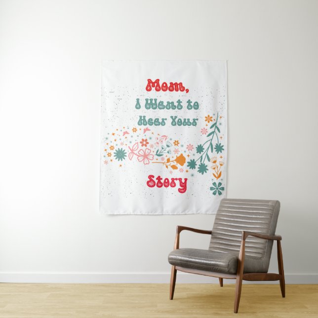 Mum life Item with Fun and Meaningful Design  Tapestry (In Situ)