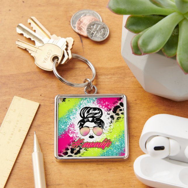 Mum Life Key Ring (Desk)