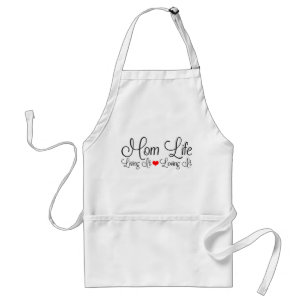 Mum Life Living It Loving It Standard Apron