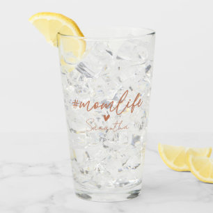 Mum Life - Rustic Charm Design Glass