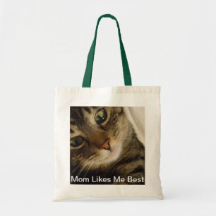 Mum Likes Me Best Tote Bag