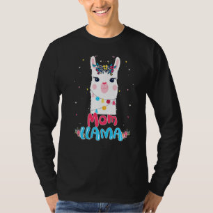 Mum Llama Mother's Day Women Mum Birthday T-Shirt