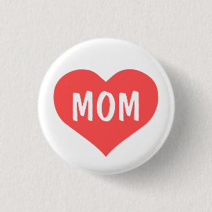 Mum Love 3 Cm Round Badge