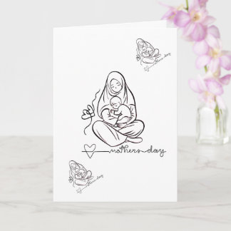 Mum Love Beautiful Design Card