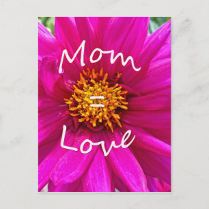 Mum = Love Postcard