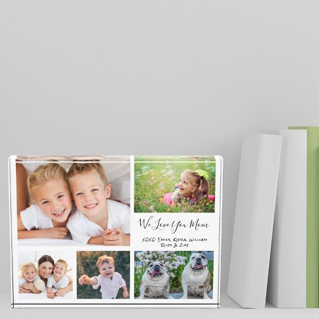 Mum Love You Collage Photo Block (Creator Uploaded)