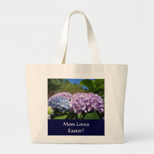 Mum Loves Easter! Tote bag Hydrangea Flowers