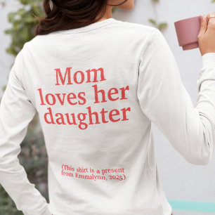 Mum loves her daughter Tri-Blend shirt