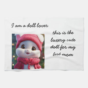 Mum Luxury Cute Doll Template Kitchen Towels