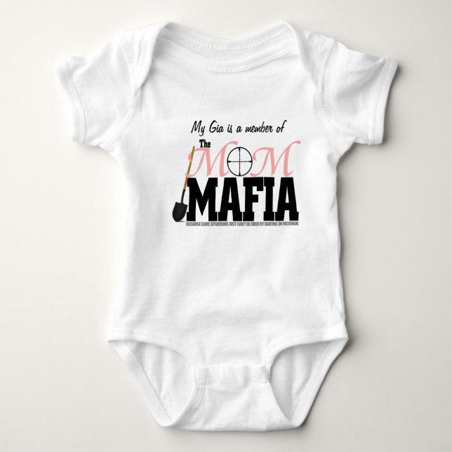 Mum Mafia 'My Gia' Infant Creeper (Front)