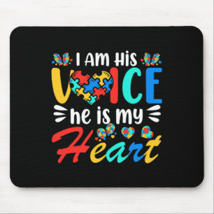 Mum Mama Autistic Autism Awareness Month Boys Son Mouse Pad