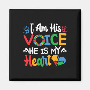 Mum Mama Autistic Autism Awareness Month Magnet