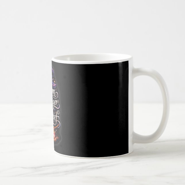 Mum manager of mischief funny magical fantasy cute coffee mug (Right)