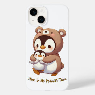 Mum & Me Forever Team – Cute Penguin & Bear iPhone Case-Mate iPhone 14 Case