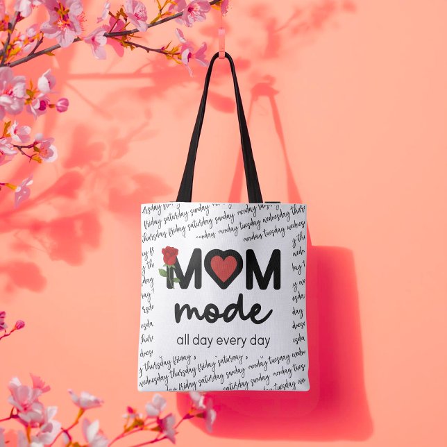 Mum Mode All Day Every Day Tote Bag (Creator Uploaded)