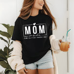 Mum Mode Funny Simple Modern Script Typography Tri-Blend Shirt<br><div class="desc">Mum Mode Funny Simple Modern Script Typography Heart Women's Fashion T-Shirt Top features the text "Mum mode all day every day" in a fun modern script typography accented with a cute heart. Perfect as a gift for mum for birthday,  Christmas,  Mother's Day and more. Designed by Evco Studio www.zazzle.com/store/evcostudio</div>