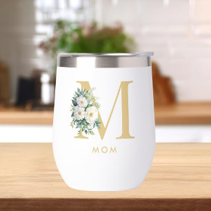 Mum Monogram Letter Floral