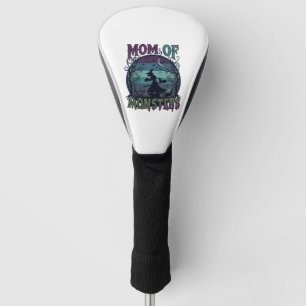 Mum Monsters Halloween Witch Moon Pumpkins Graveya Golf Head Cover