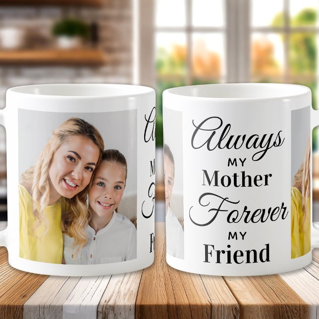Mum Mother Daughter Quote Personalised 3 Photo Coffee Mug (Creator Uploaded)