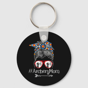 Mum - Mothers Day Bowhunter Archer Bowman Bows  Key Ring
