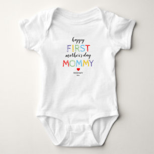 mum, mothers day, mother, mummy, first mothers day baby bodysuit