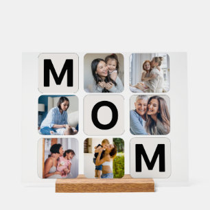 Mum Mother's Day Photo Collage Acrylic Sign