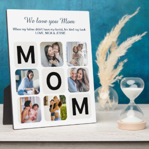 Mum Mother's Day Photo Collage Plaque