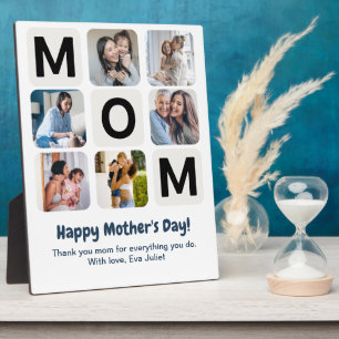 Mum Mother's Day Photo Collage Plaque
