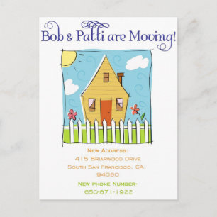 Mum Moving Postcard