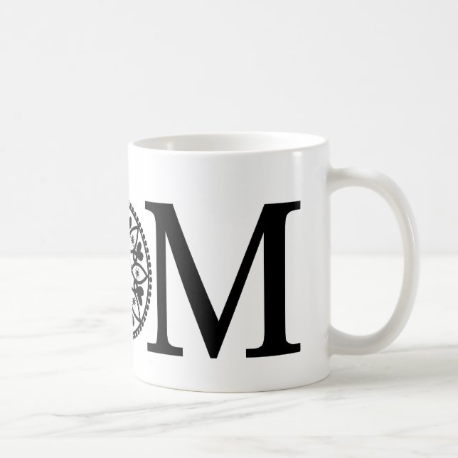 Mum Mug - Black & White (Right)