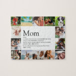 Mum, Mum, Mother Definition 14 Photo Jigsaw Puzzle<br><div class="desc">14 photo collage jigsaw for you to personalise for your special Mum, Mum, Mummy, Mother or Mamá to create a unique gift for Mother's day, birthdays, Christmas, baby showers, or any day you want to show how much she means to you. A perfect way to show her how amazing she...</div>