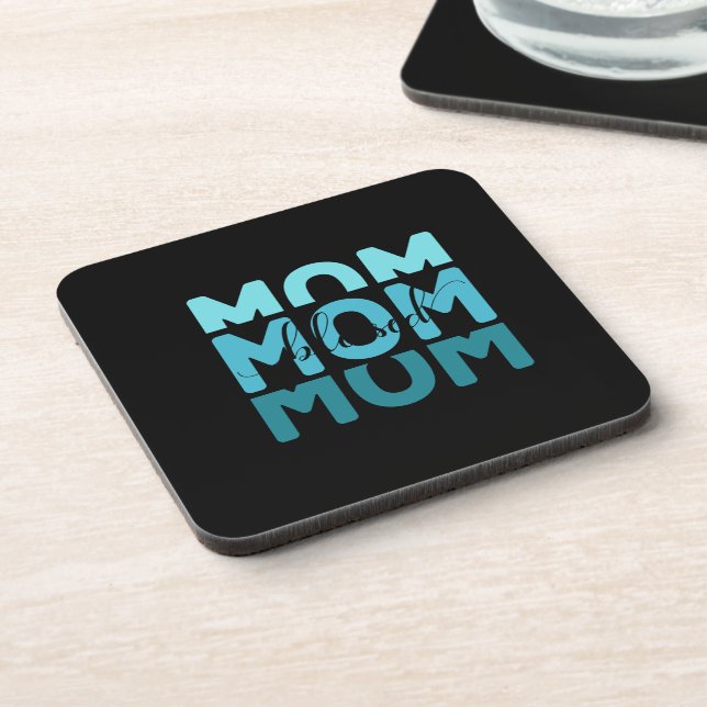 Mum Mum Mum Blessed  Coaster (Left Side)