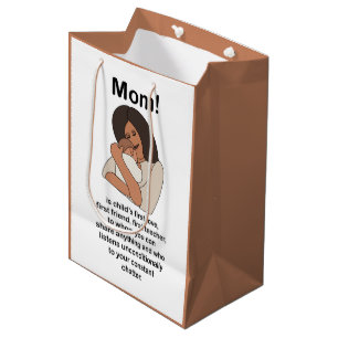 Mum Mummy Mother Quote Birthday Medium Gift Bag