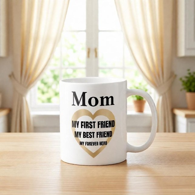 Mum My First Friend Personalised Gift Coffee Mug (Creator Uploaded)