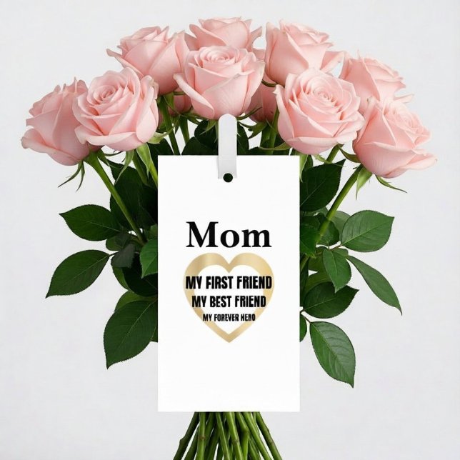 Mum My First Friend Personalised Gift Enclosure Card (Creator Uploaded)