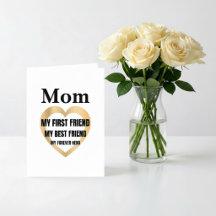 Mum My First Friend Personalised Gift